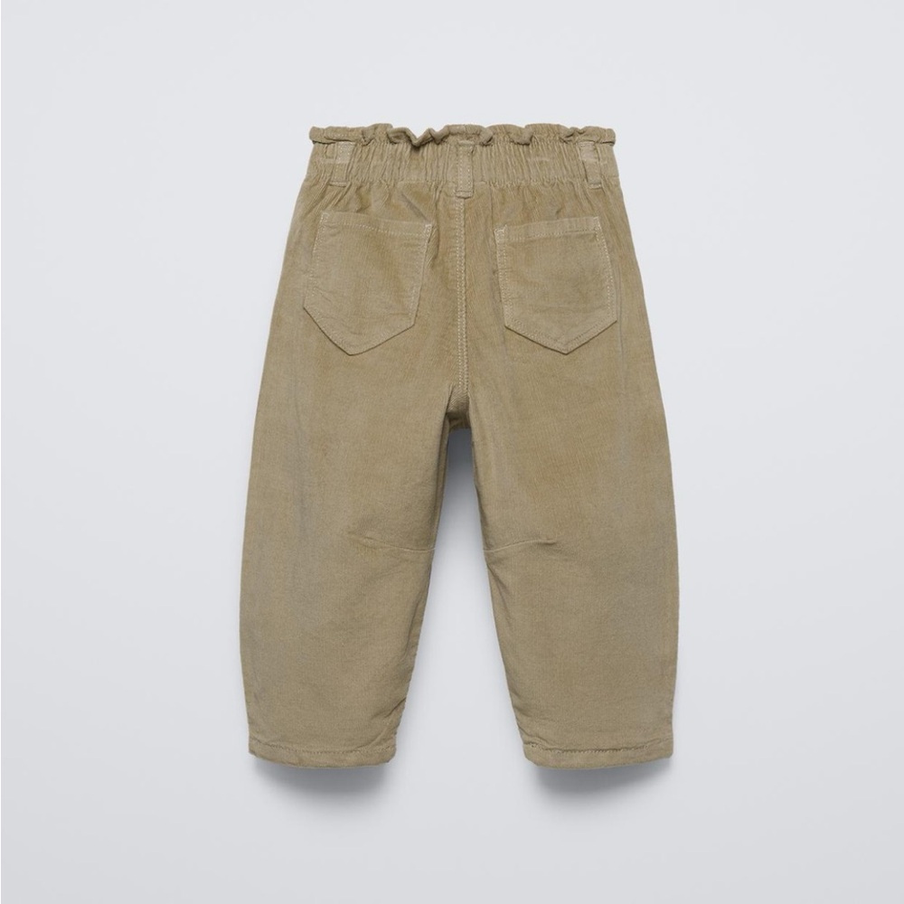 NWT Zara 4Y lined corduroy pants - Picture 2 of 3